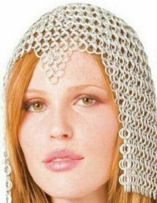 Chainmail Open Neck Coif,Hood