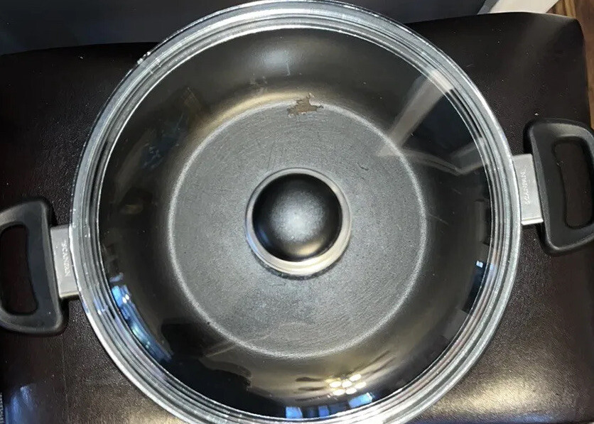 Scanpan Ceramic Titanium Pot With Lid**peeled Coating Inside **