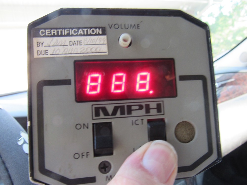 MPH K-15 police radar/ Hand Held