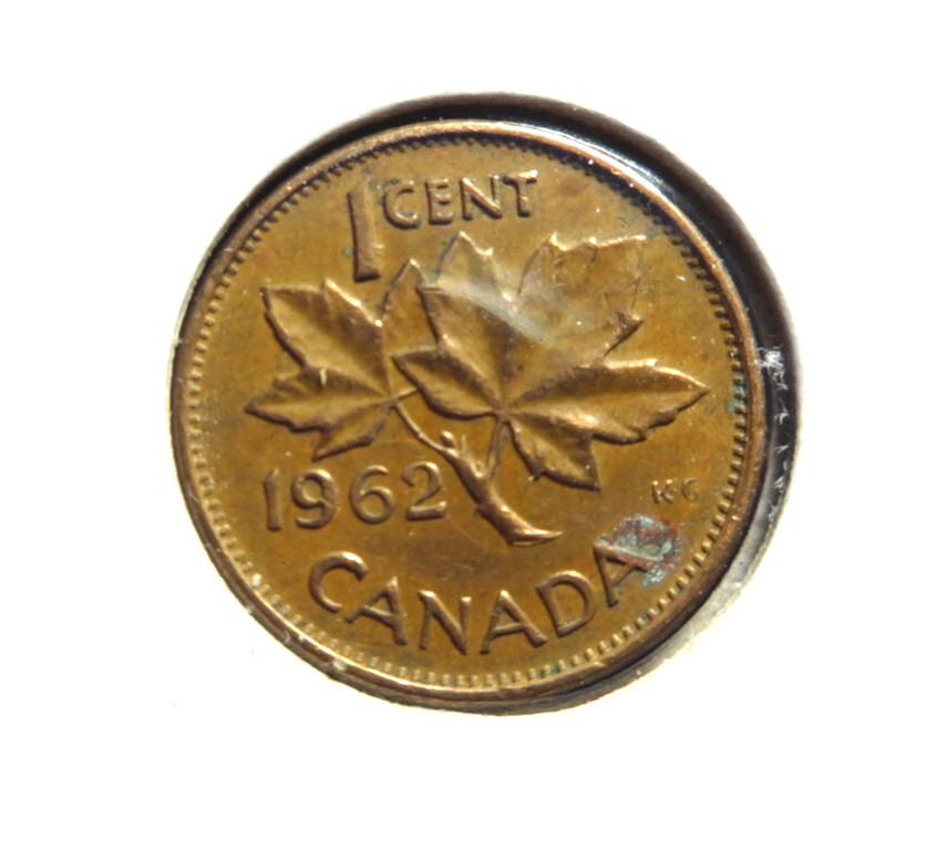 Canada 1962  Hanging 2   1 Cent Coin  👀