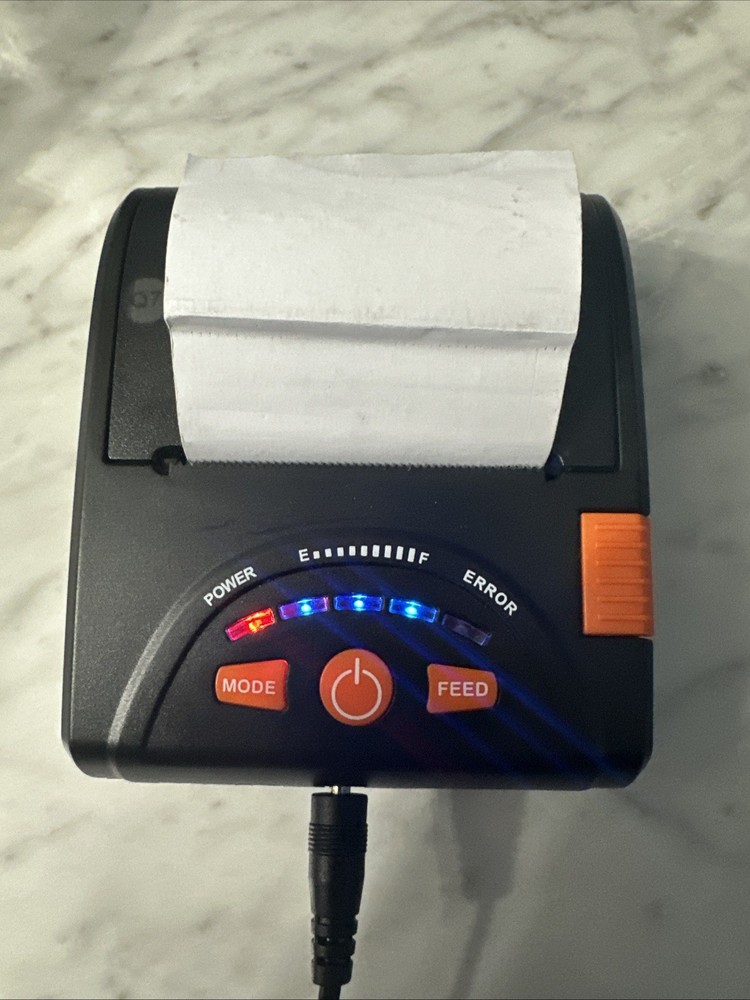 MUNBYN Bluetooth Receipt Printer, 58mm Mini POS Receipt Printer, Android 2