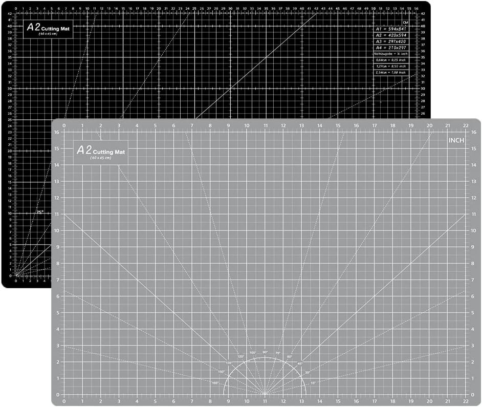 Self-Healing 18x24” Double-Sided Cutting Mat - Suitable for All Crafting Needs