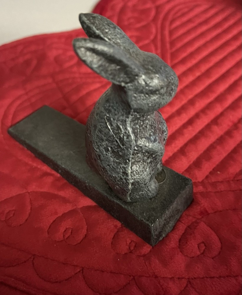 Cast Iron Rabbit Door Stop