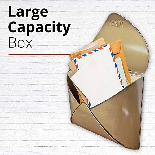 MB-6942 Envelope Mailbox Antique Brass