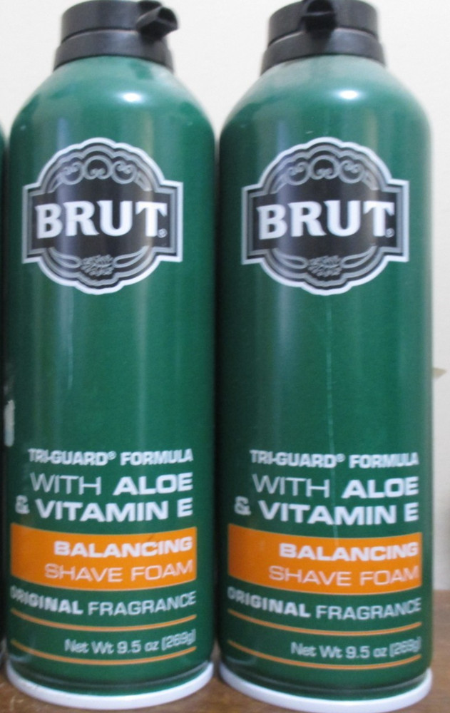 2x Brut Balancing Shave Foam Original 9.5 oz