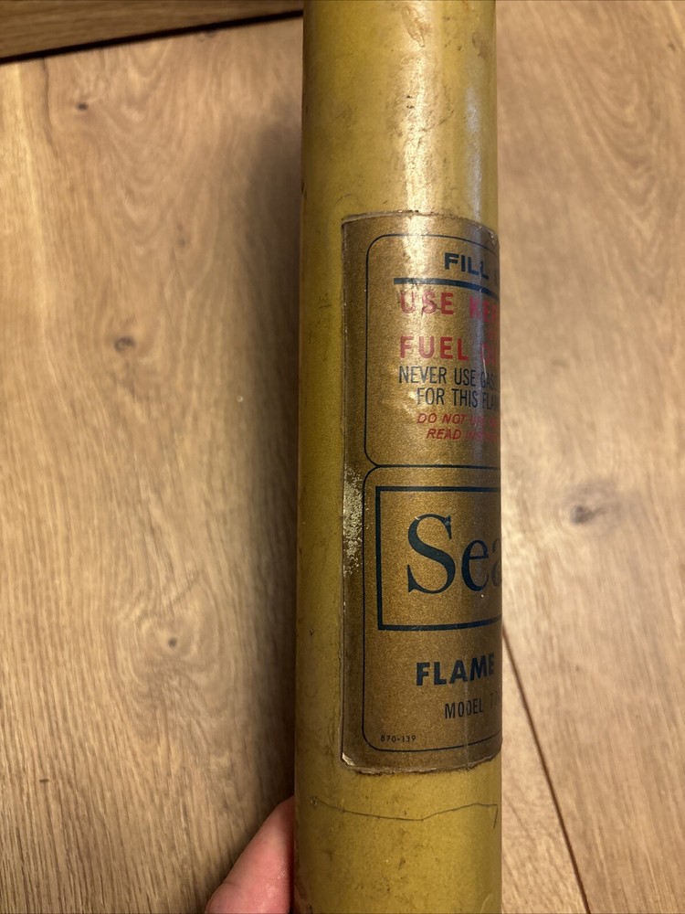 Vintage Sears Kerosene Flame Gun Part - "Top pump? portion only."