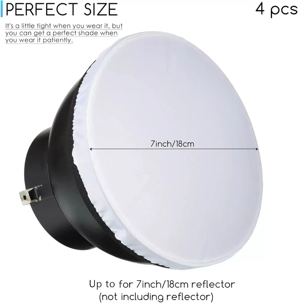 4 Pieces Diffuser Lamp Sock Soft Cover 7 Inches/ 18 Cm Standard Cloth Diffuser L