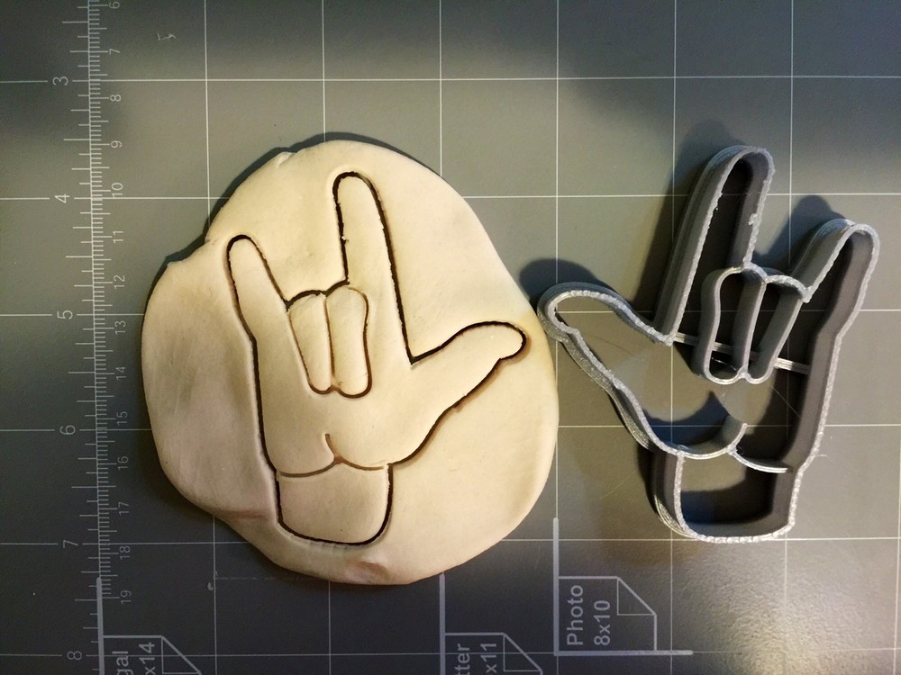 Hook 'Em Horns (Having A Good Time) Cookie Cutter