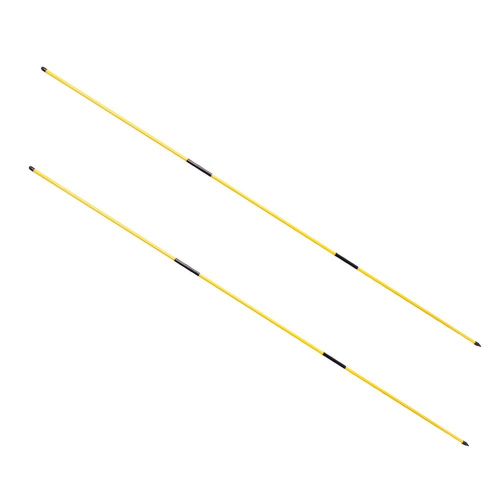 2 Pack 48 Inch Golf Alignment Sticks Swing Training Aid Equipment Practice Rods