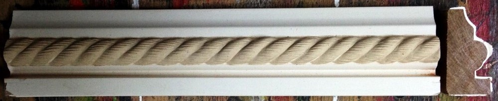 1-1/4" Rope Panel Wood Moulding AM18