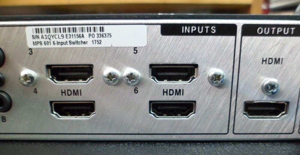 Extron MPS 601 Media Presentation Switcher