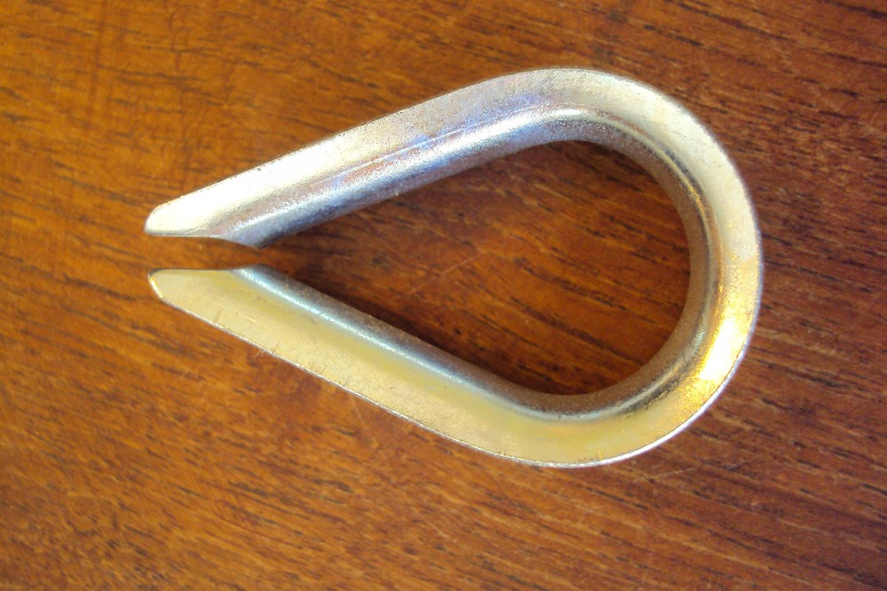 Thimble Galvanized 3/8" Wire Rope NEW hot dipped New THIMBLES