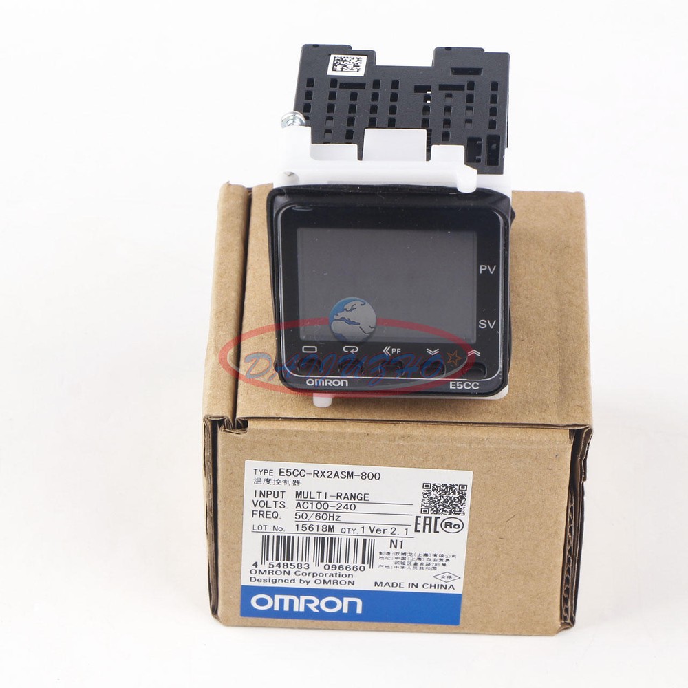 ONE Omron E5CC-RX2ASM-800 100-240VAC Temperature Controller