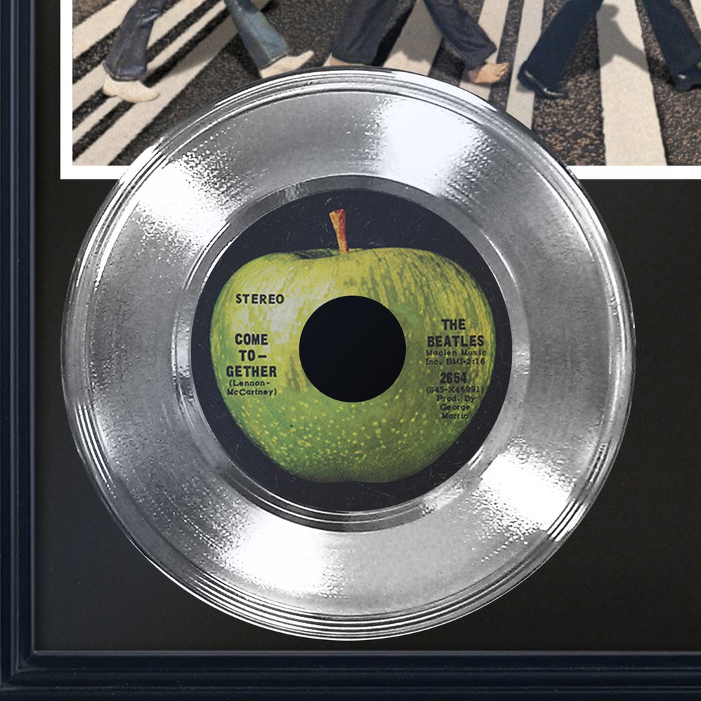 The Beatles "Come Together" Framed 45 Platinum Record Display
