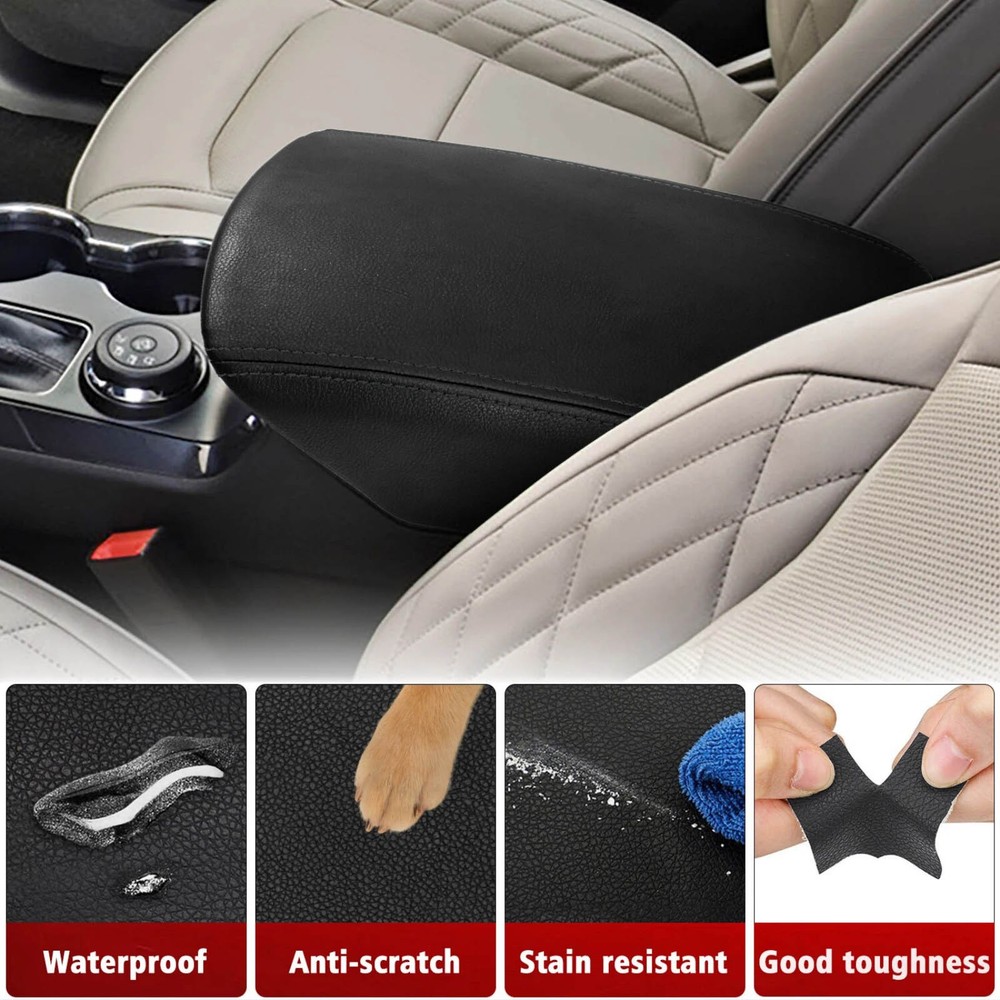 Replacement Center Console Cover for Ford Explorer 2011-2019 Armrest Leather