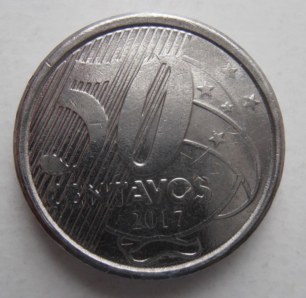 BRAZIL 50 CENTAVOS 2017