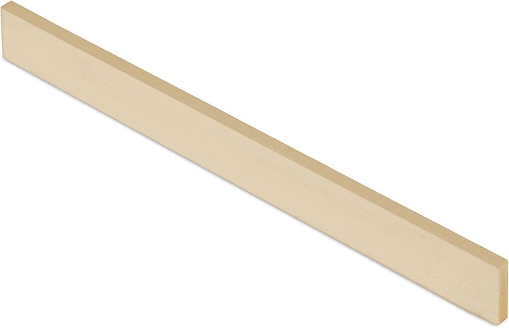 StewMac Unbleached Bone Saddle Blank For Martin