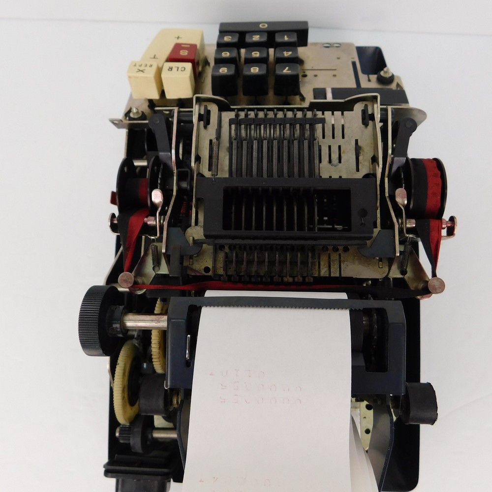 Vtg Commodore 207CB Electronic Business Adding Machine W/ Extra Rolls Tested