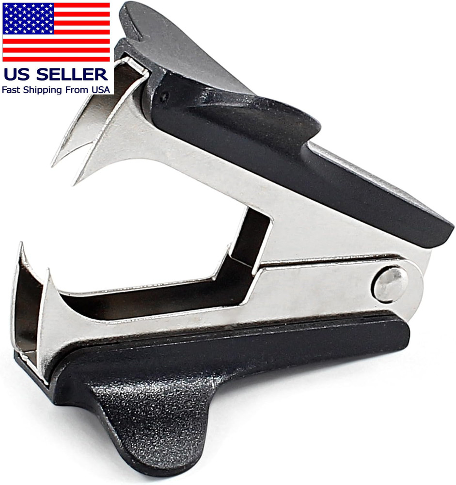 3 Pcs Staple Removers, Staple Puller Remover Tool for Office School Home,Black