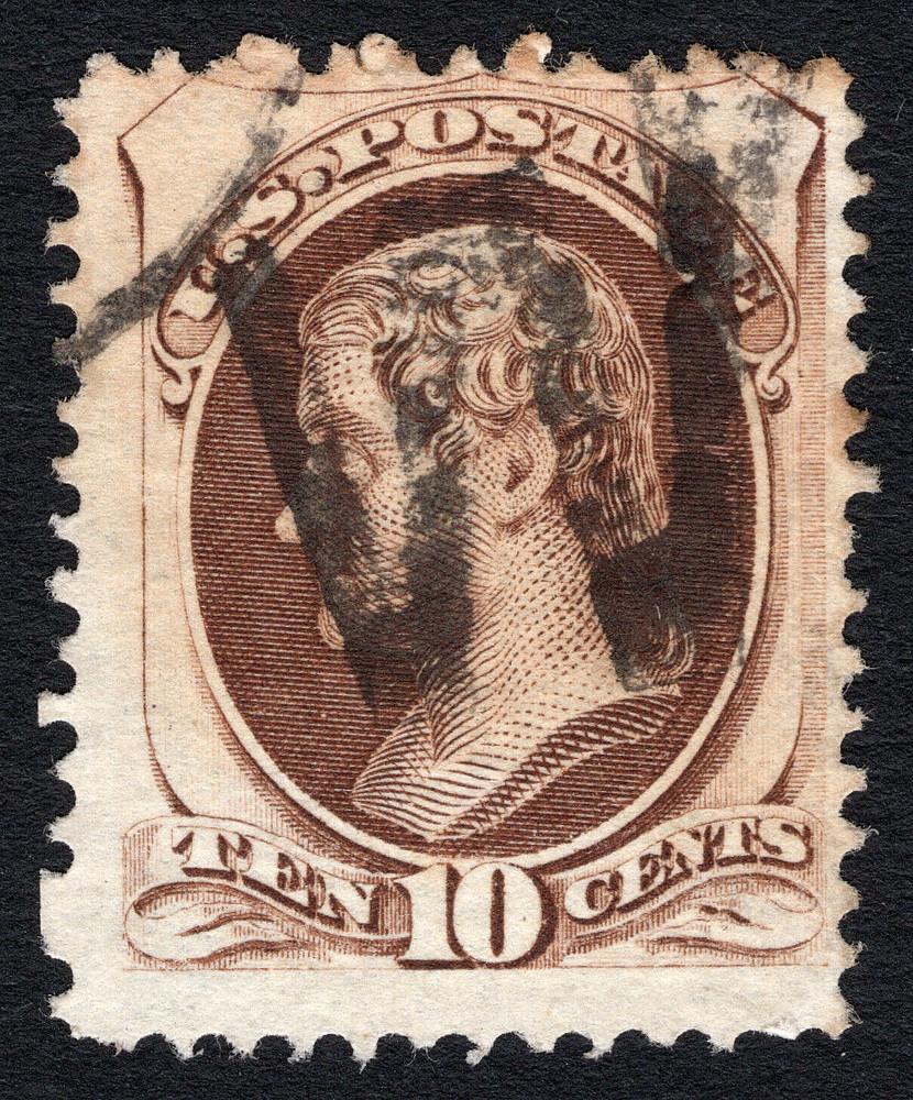 Scott 161, Weston, MA Fancy Cancel "W"
