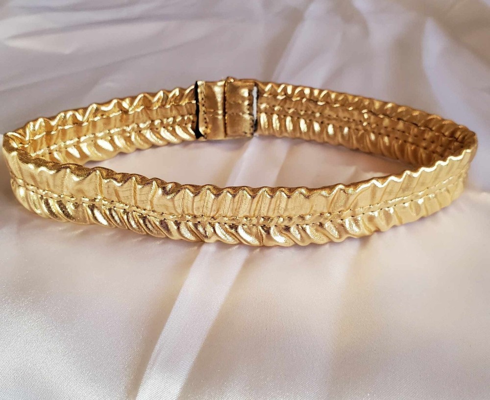 Gold Metallic Leg Garter, Exotic Dancer