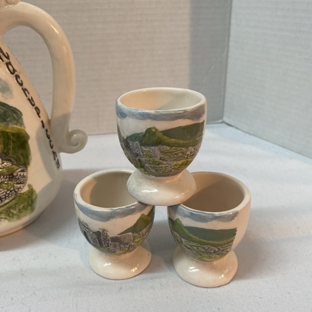 TEA SET WITH 6 TEA CUPS PERU (GK)