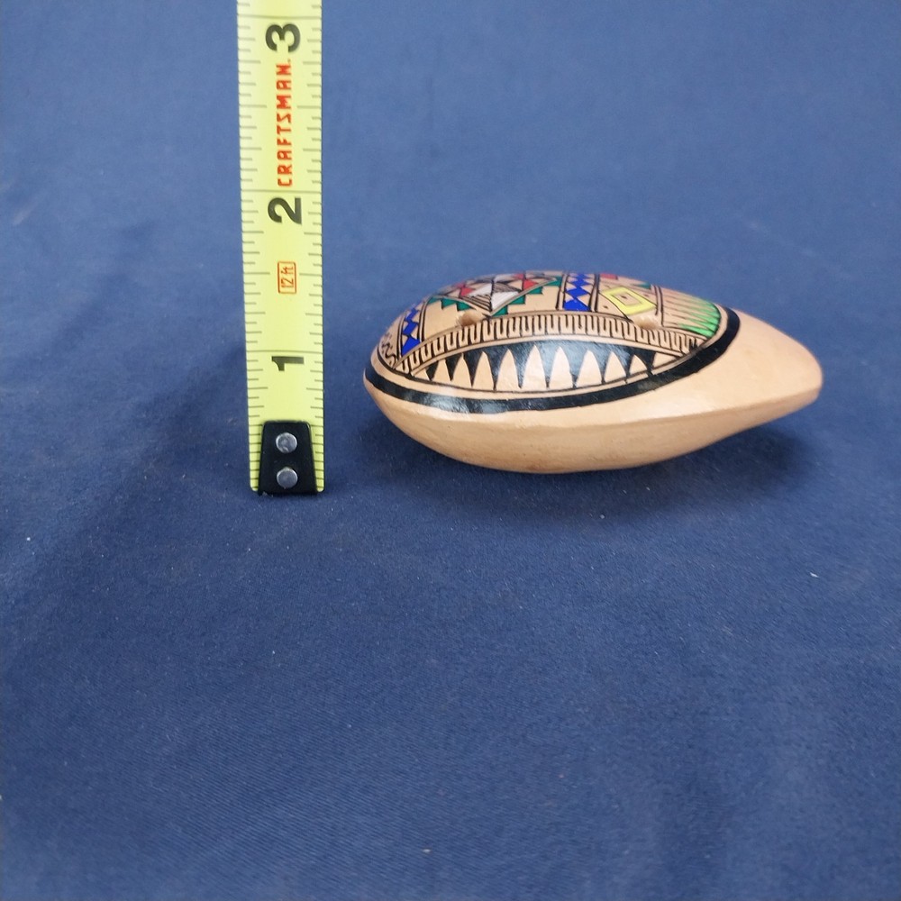 Vintage Handpainted Peruvian Terra Cotta Whistle