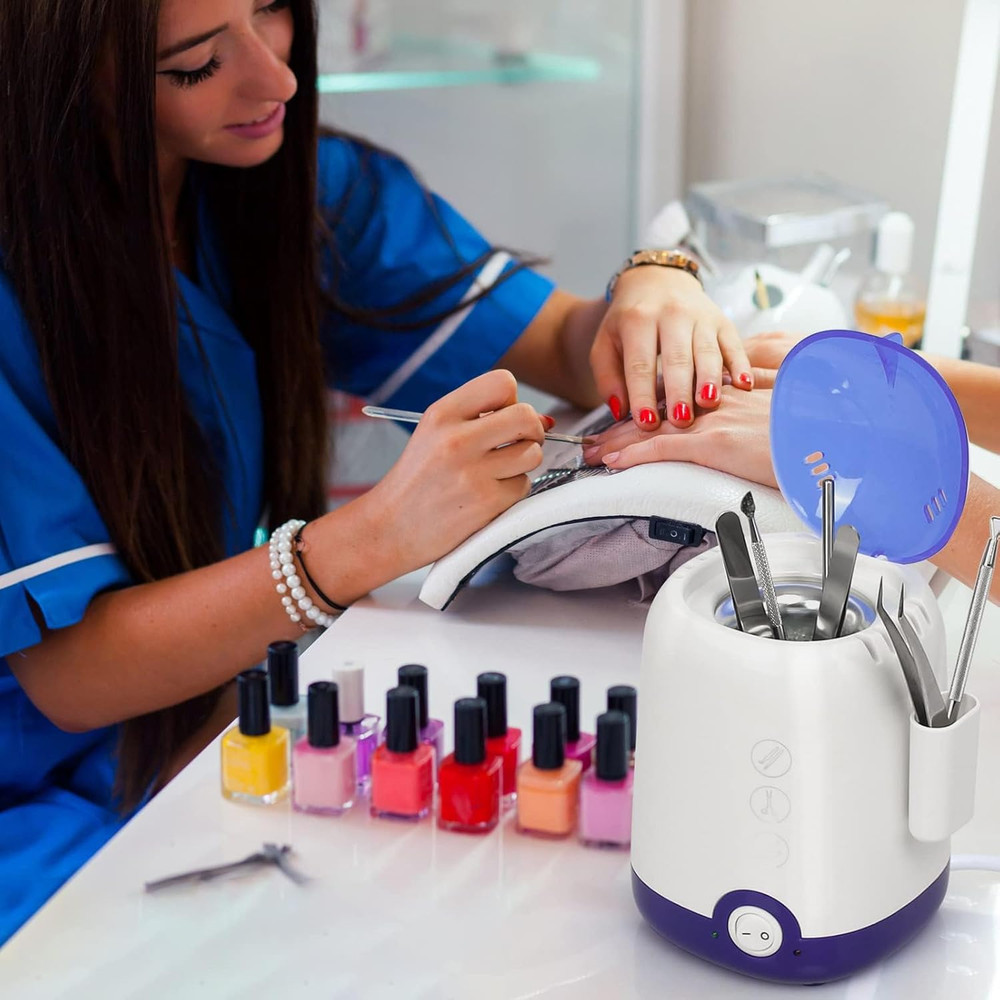 Nail Tool Sterilizer Machine,High Temperature Sterilization Nail Tool Cleaning P