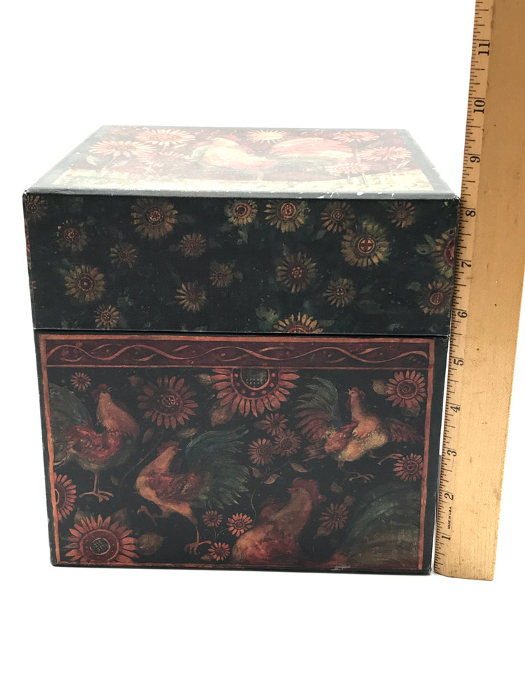 Bob’s Boxes Rise and Shine Rooster 3 Square Decorative Nesting Boxes