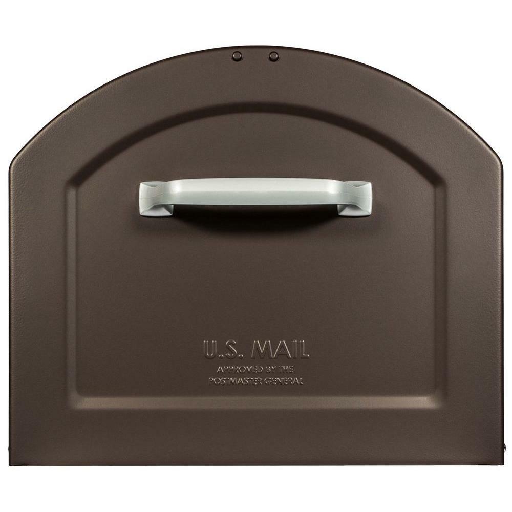 Architectural Mailbox Post Mount Outgoing Mail Indicator Steel Extra Large