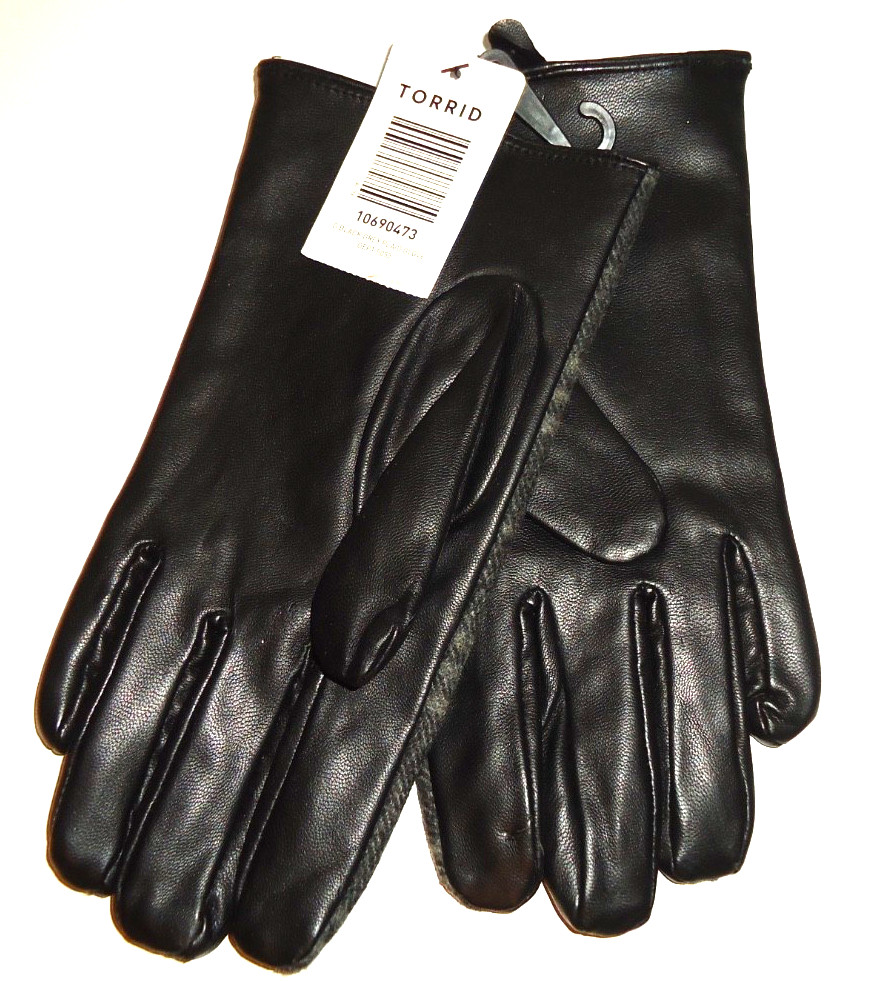 TORRID Men's MIXED MATERIAL Gary Black GLOVE-OS