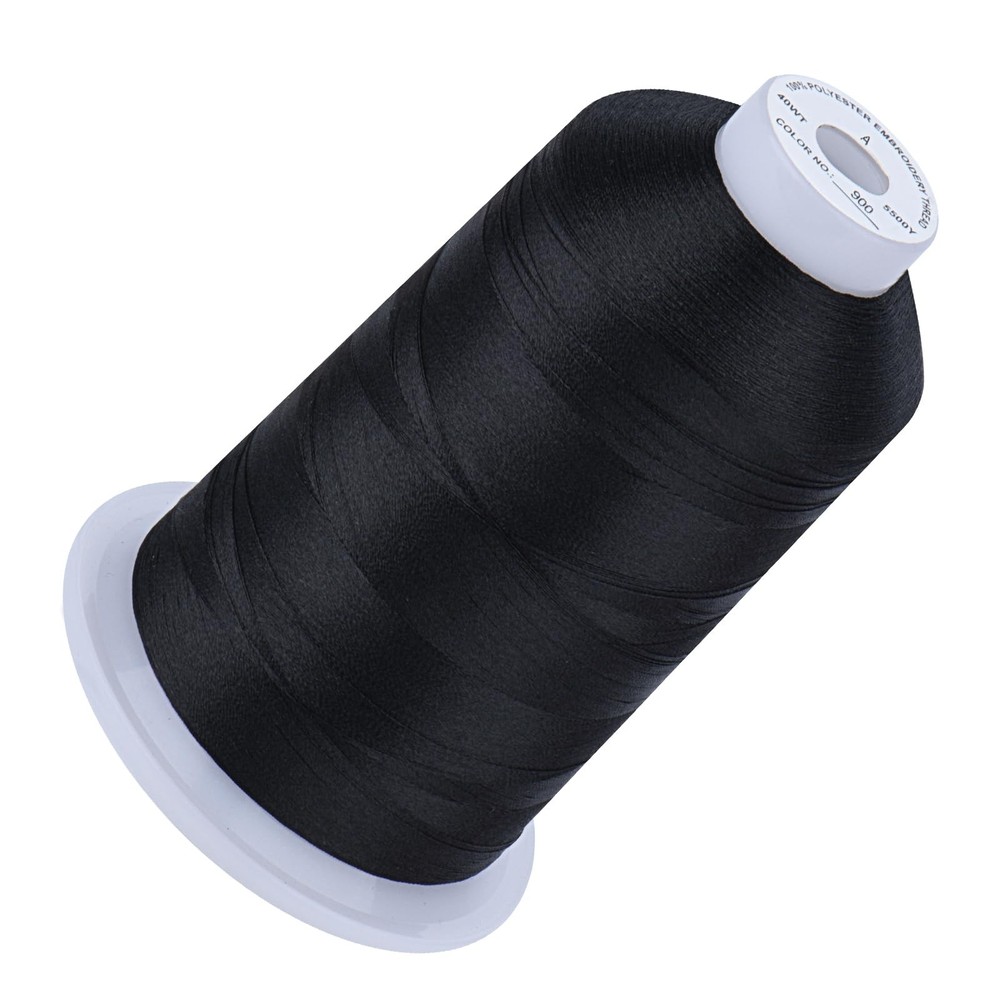 Simthread 5500Yds Embroidery Thread, 5000M High-Yardage 40WT 100% Polyester T...