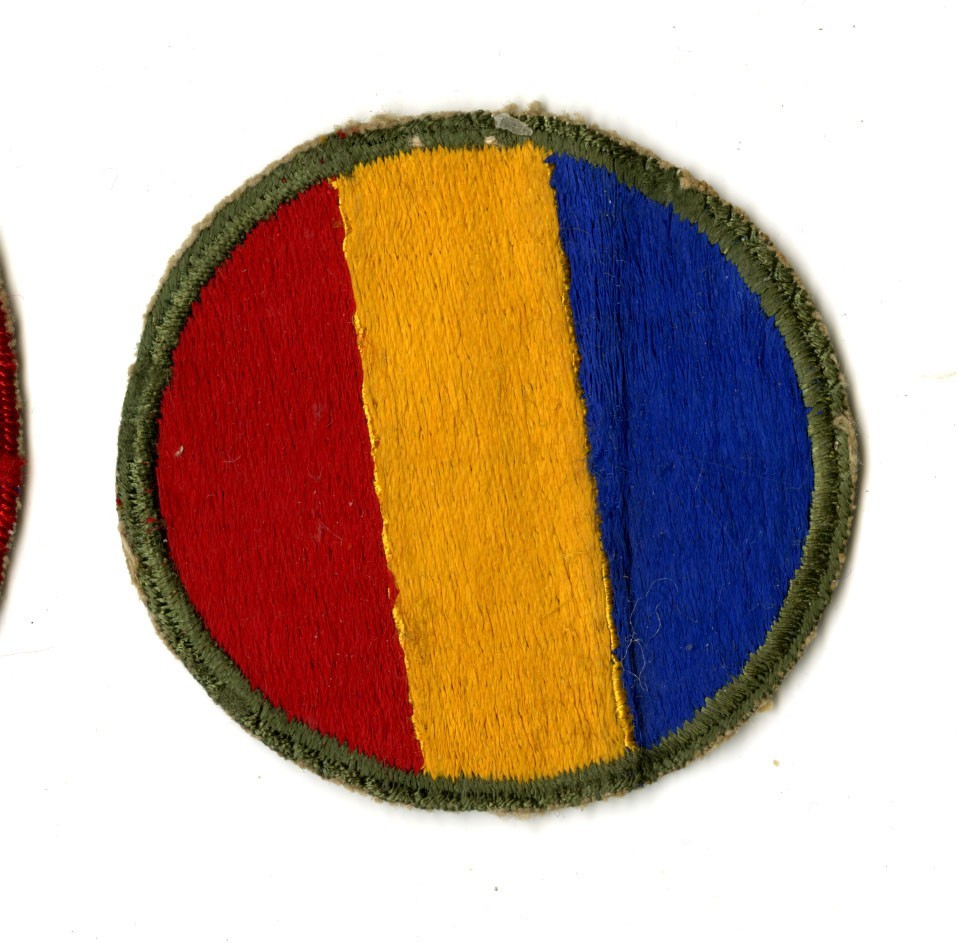 Replacement and Schools Command White Back Patch WWII Original