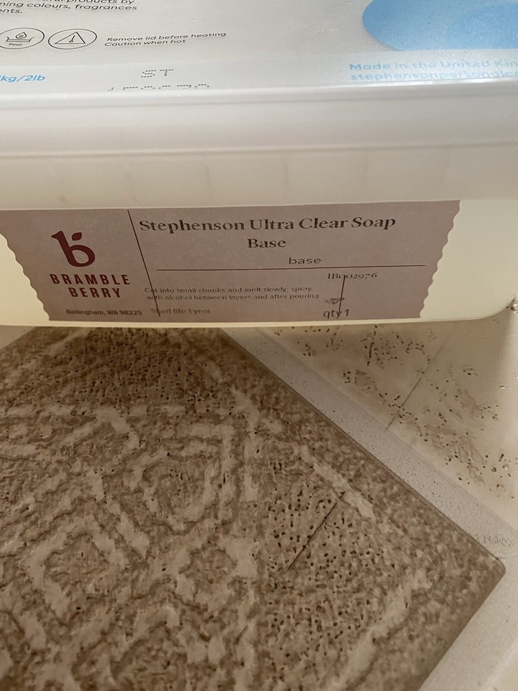 Stephenson ultra clear soap base 1kg/2lbs