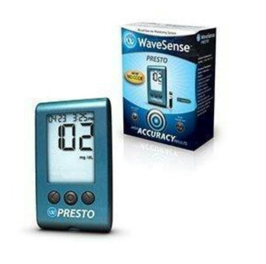 AgaMatrix WaveSense Presto Test Strips 50 With Meter