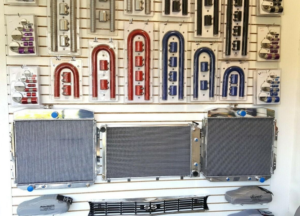 1968 - 1972 Chevy & Oldsmobile; Front Arm Rest Base & Pads - Medium Blue