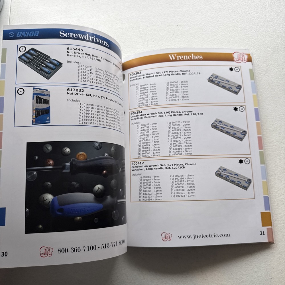 Unior Distributed By J&N Hand Tools Catalog 2011