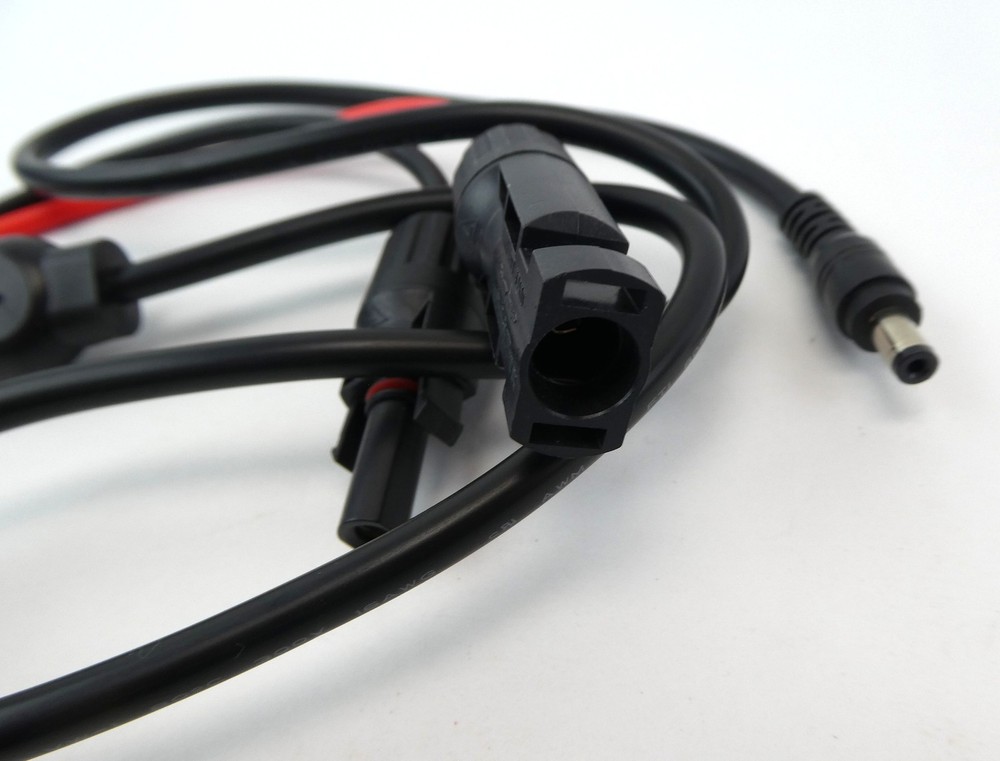 Solar Panel Adapter Cable M-4 to DC 5.5 x 2.1mm