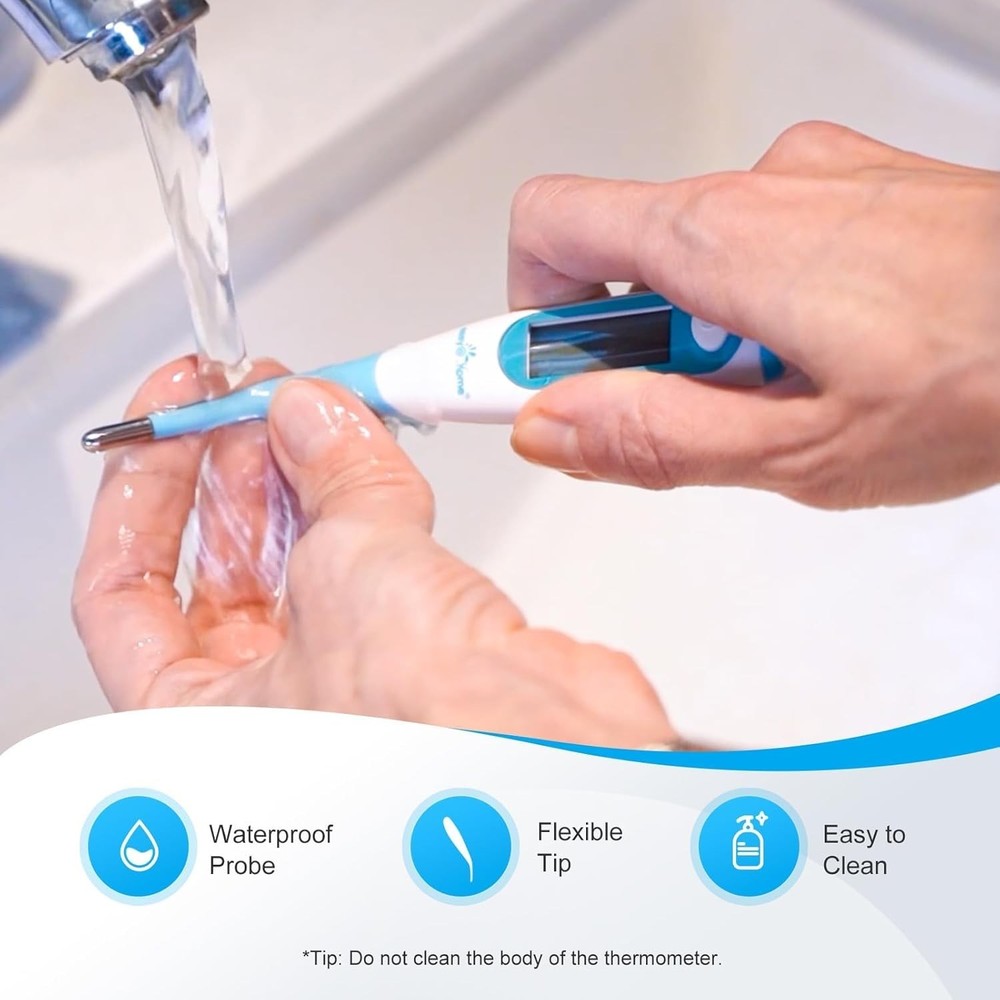 Digital Basal Thermometer for Ovulation: Backlight LCD Display 1/100th Degree...