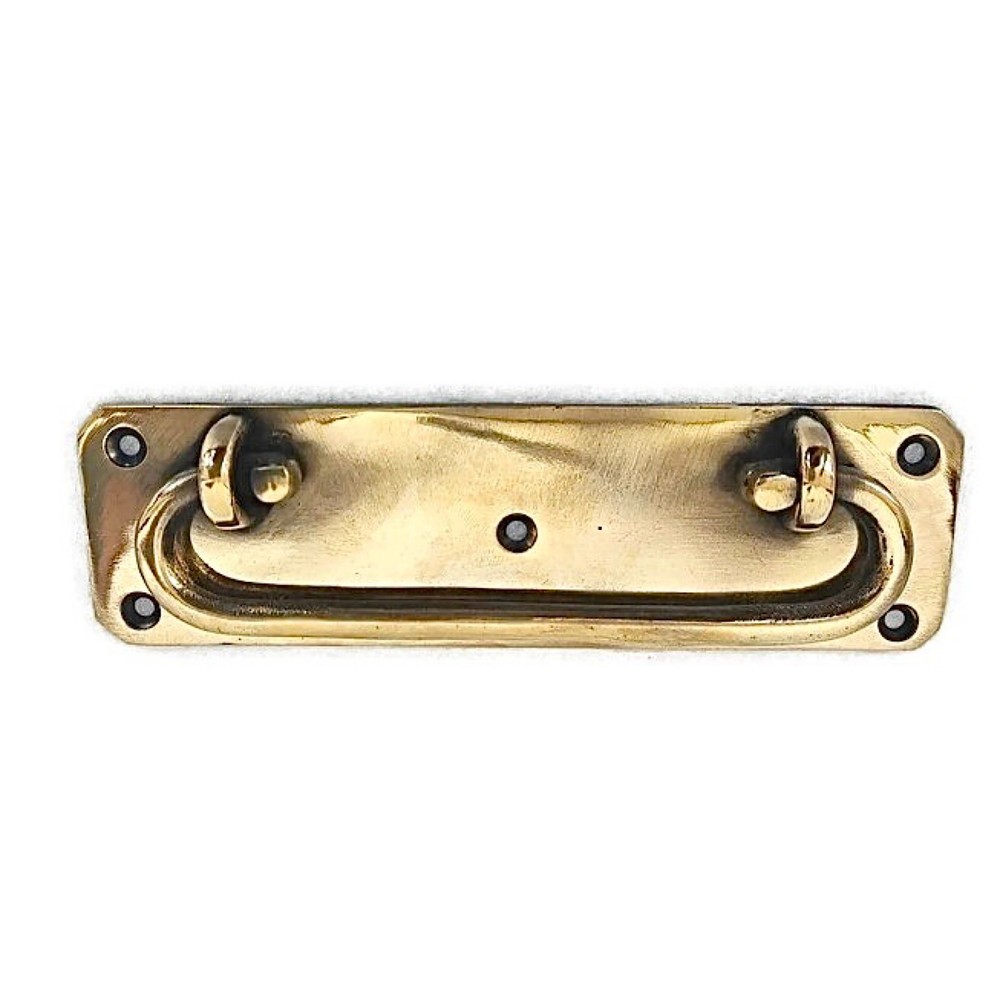 2x Solid Brass Drawer Pull Handles 6" (15.5cm) Vintage Antique Style Cabinet BOX