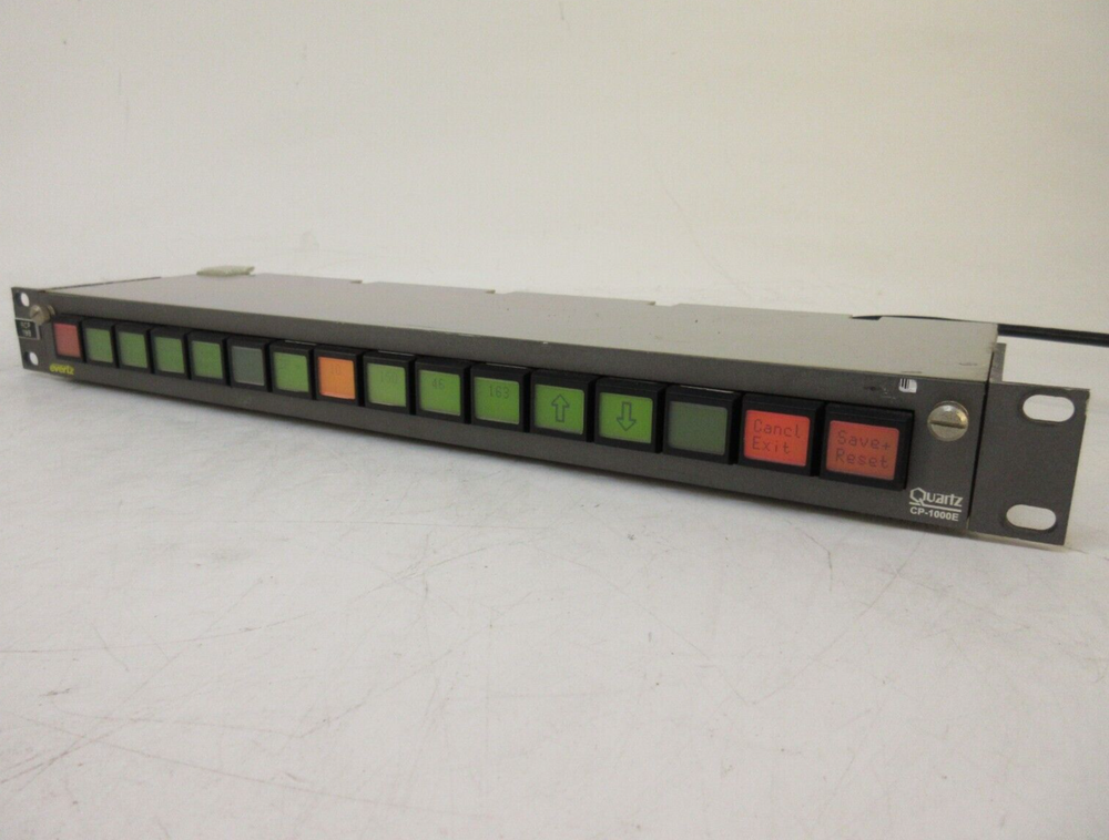 Evertz CP-1000E Intelligent Router Control Panel Routing Switch CP1000E
