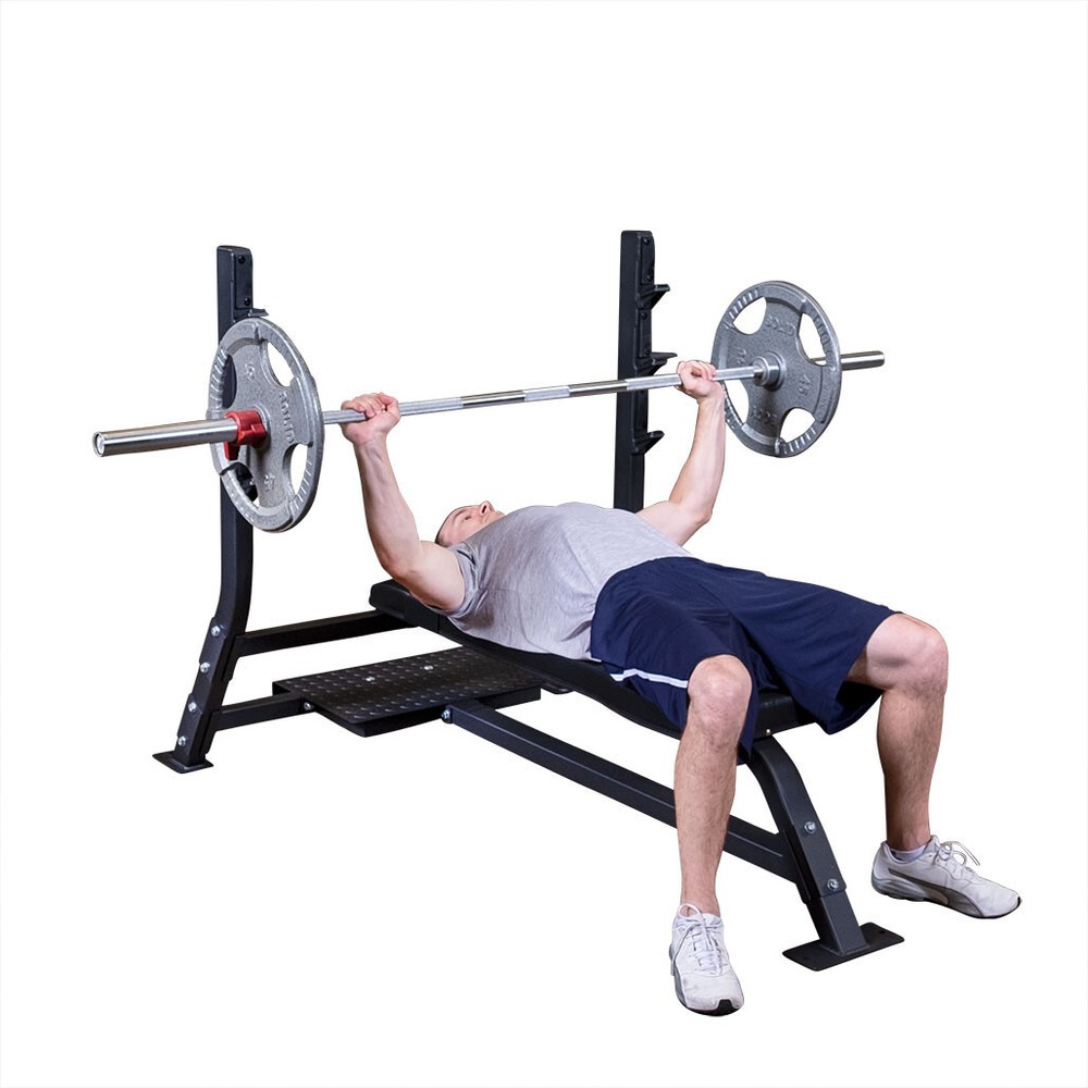 Pro Clubline Fixed Olympic Flat Bench by Body-Solid
