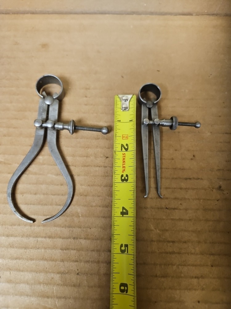 Moore & Wright Spring-Joint Inside & Outside Calipers **SEE PICS**