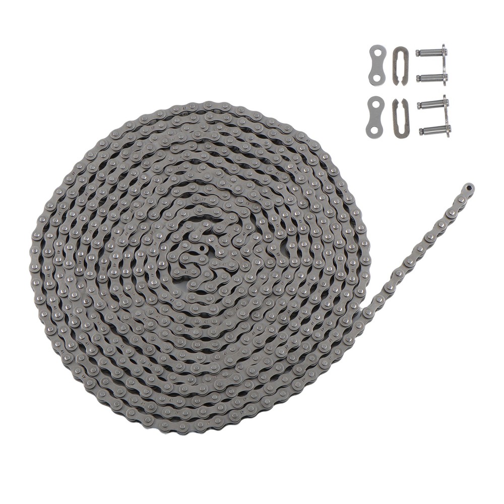 Roller chain with 2 connectors #41 20 Feet