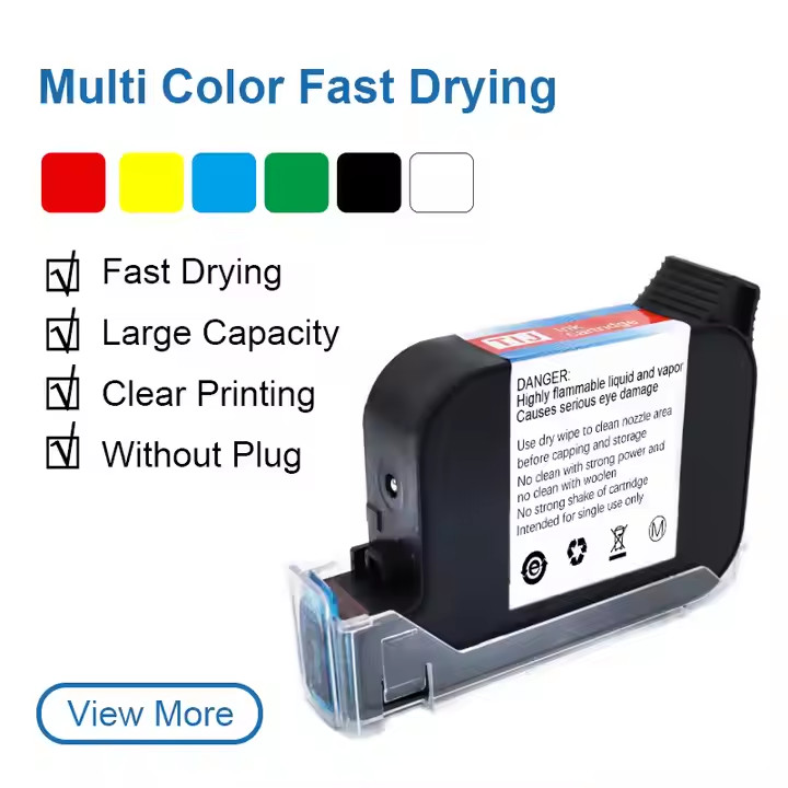 T1 Mini Handheld Inkjet Printer 12.7mm Coder Bottle Cap and Box Date Printer