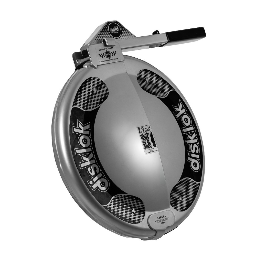 Disklok Security Device - Steering Wheel Lock - Silver - Thatcham Approved