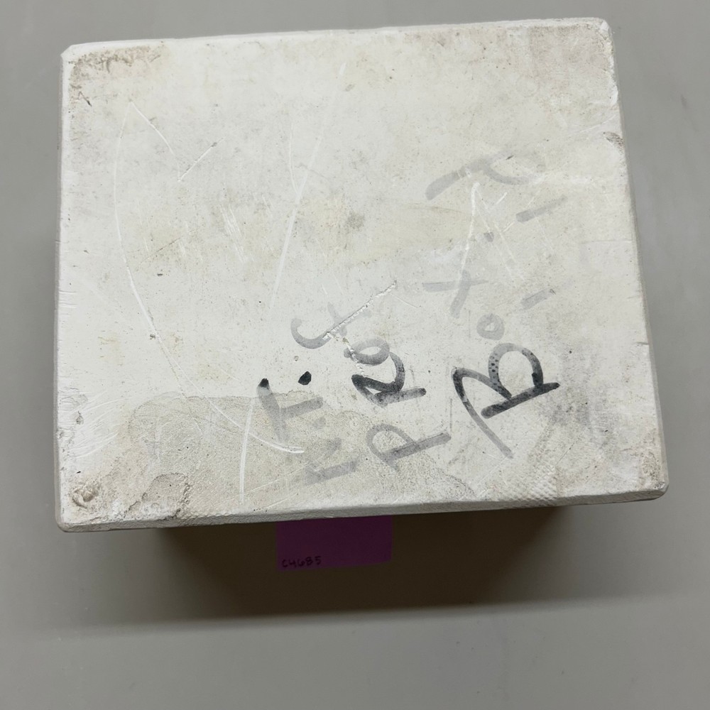 Ceramic Slip Casting Mold Square Box Lid Vintage
