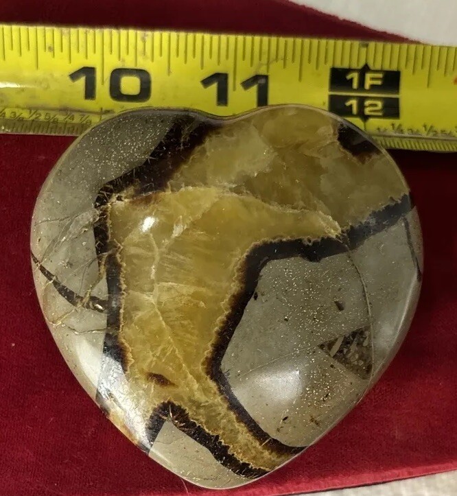 2 1/2 inch septarian nodule puffy heart