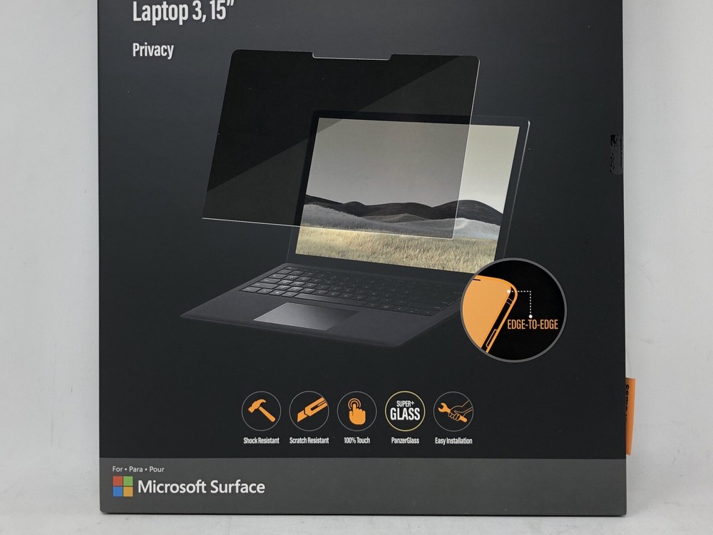 PanzerGlass Microsoft Surface Laptop 15" Clear Screen Protector Tempered Glass