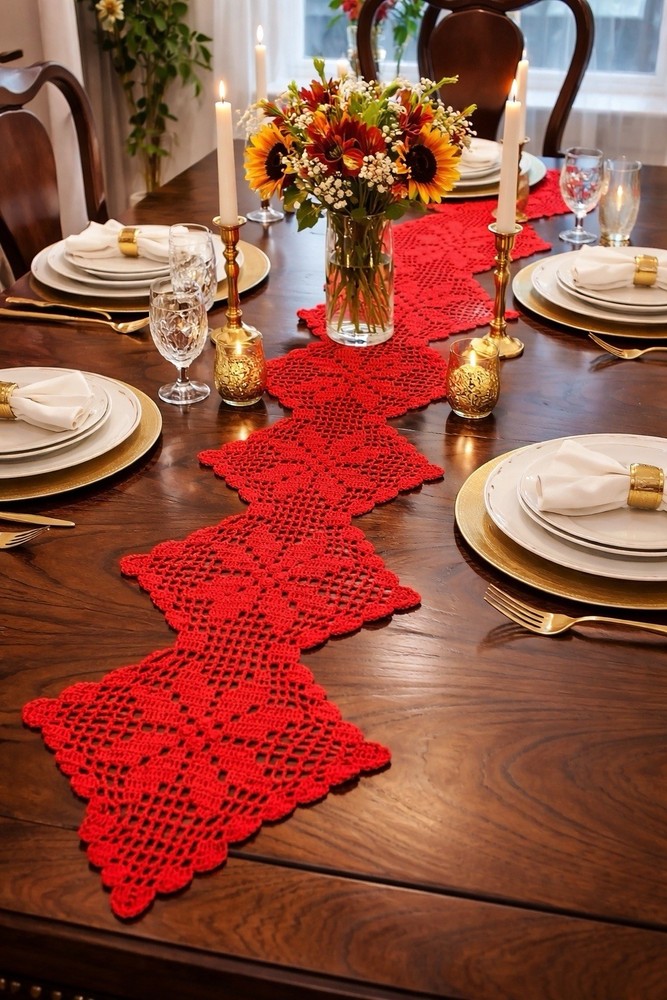 Crochet Table Runner